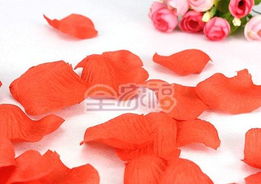 婚庆仿真花瓣 144片无纺布玫瑰手抛花，点亮婚房装饰的浪漫之选